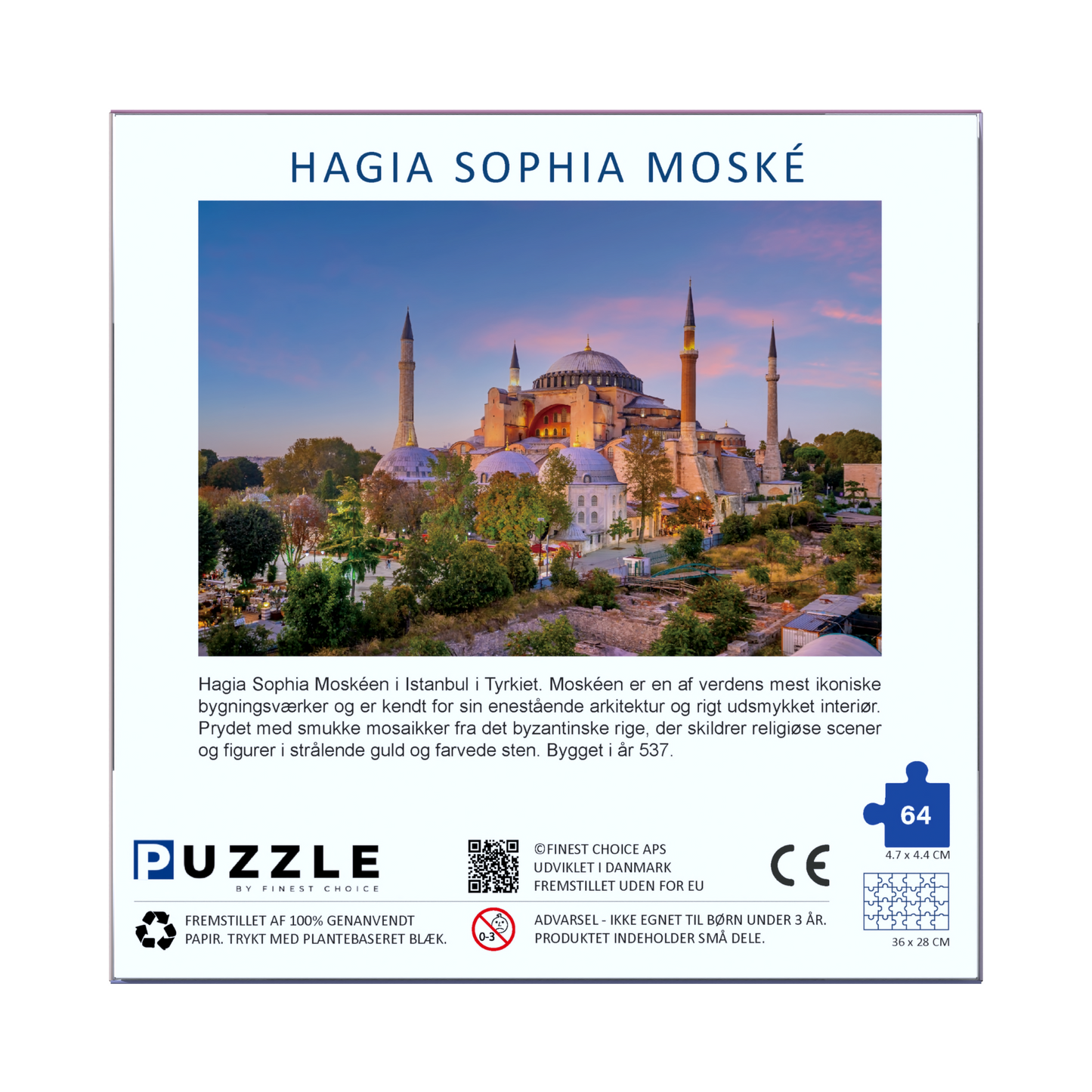 Hagia Sofia Moské - 64 brikker