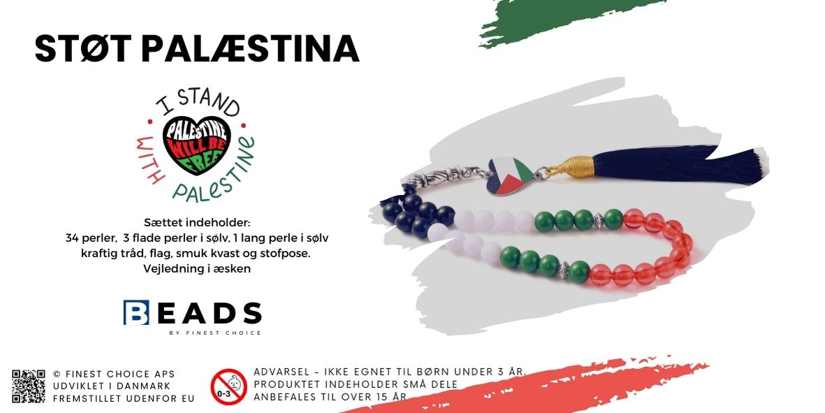 Lav selv Tasbih sæt - Støt Palæstina