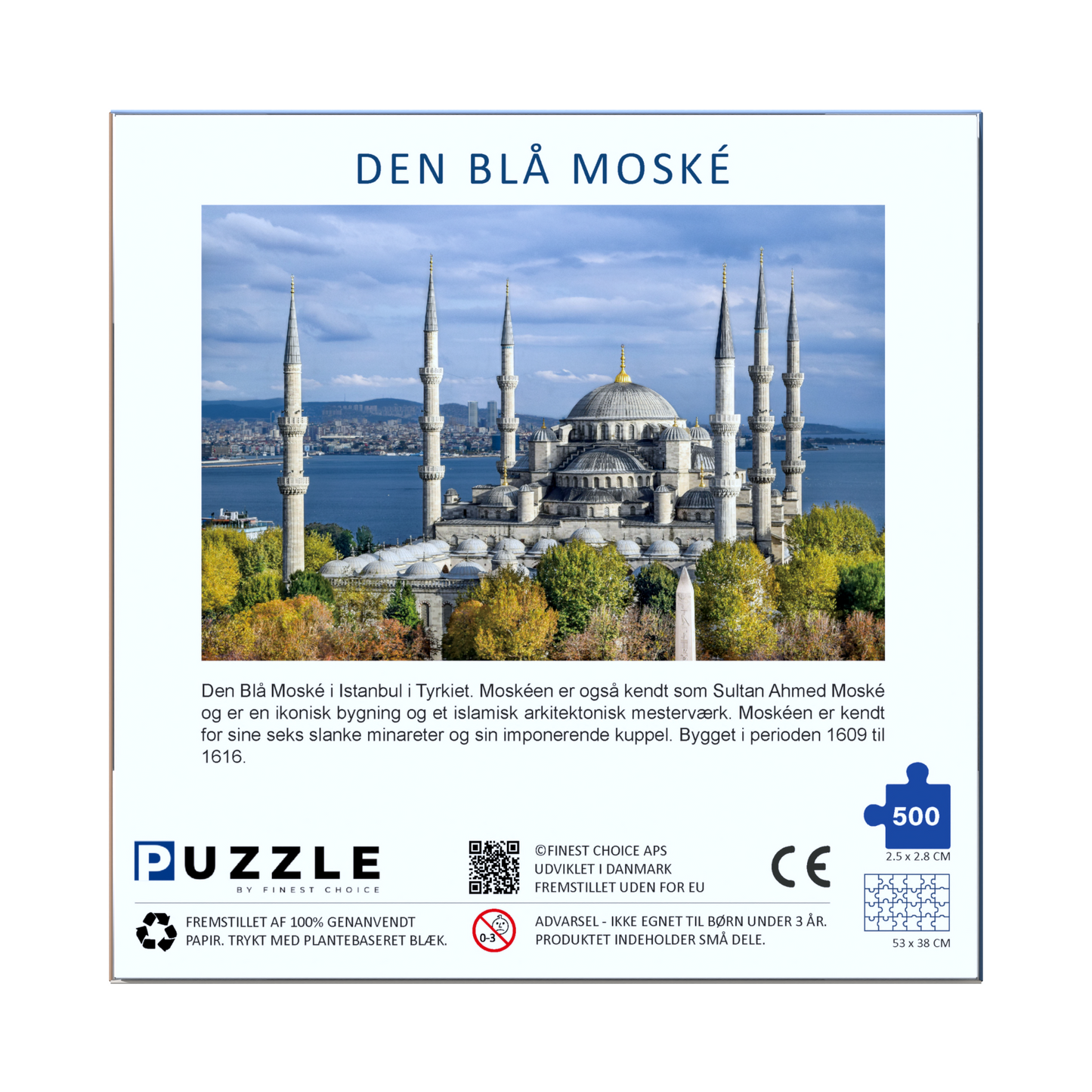 Den Blå Moske - 500 brikker