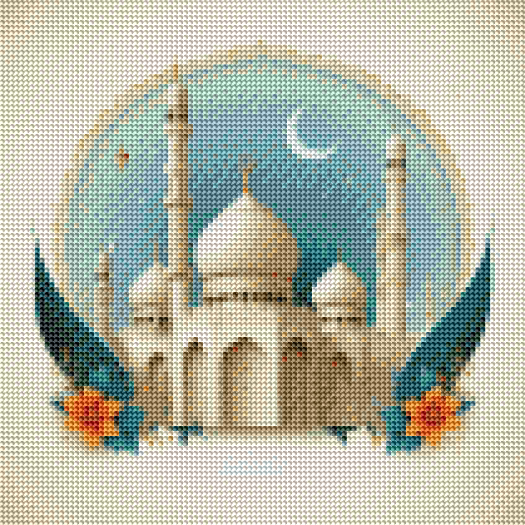 Diamond Art - Moské 30x30 cm