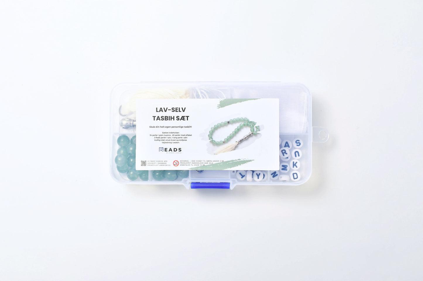 Lav selv Tasbih sæt - Grøn farve