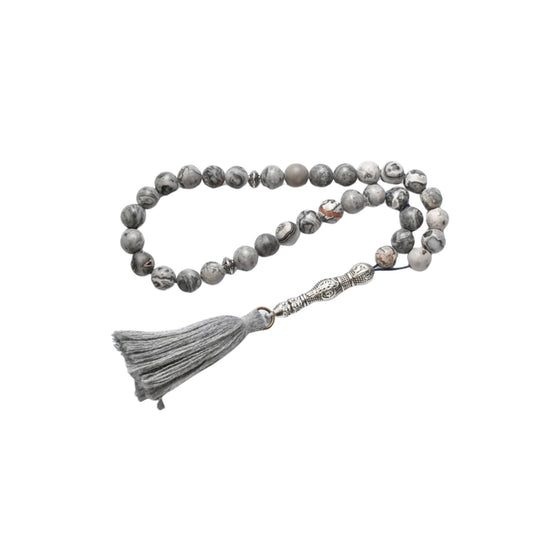 Lav selv Tasbih sæt - Grå farve