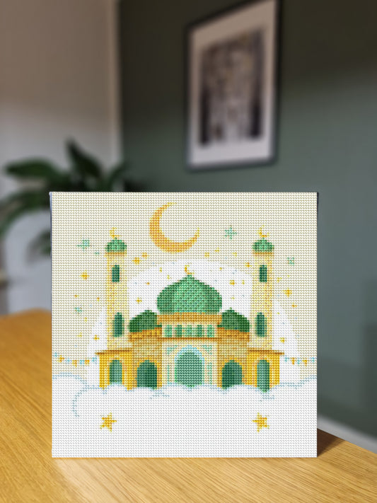 Diamond Art - Moské med måne 30x30 cm